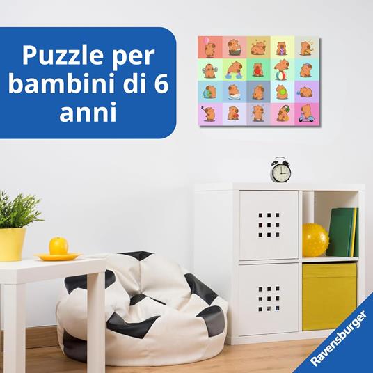 Puzzle Ravensburger Capibara XXL 100 pezzi - 4