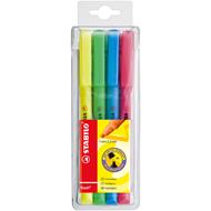 Evidenziatore - STABILO flash - Astuccio da 4 - Colori assortiti