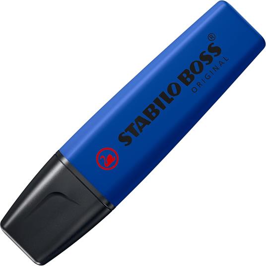 Evidenziatore - STABILO BOSS ORIGINAL NatureCOLORS Wildflower - Astuccio da 4 - Cipria/Blu elettrico/Giglio Viola/Borgogna - 2
