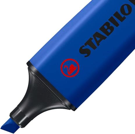 Evidenziatore - STABILO BOSS ORIGINAL NatureCOLORS Wildflower - Astuccio da 4 - Cipria/Blu elettrico/Giglio Viola/Borgogna - 3