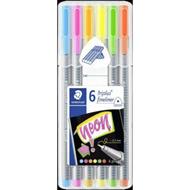 Box My neon colours con 6 fineliner in colori neon