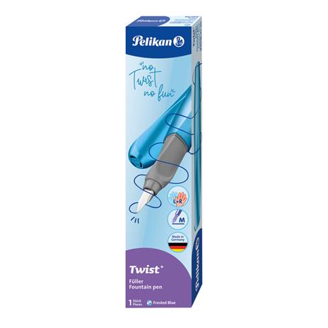 Penna Stilografica Pelikan twist m frosted blue
