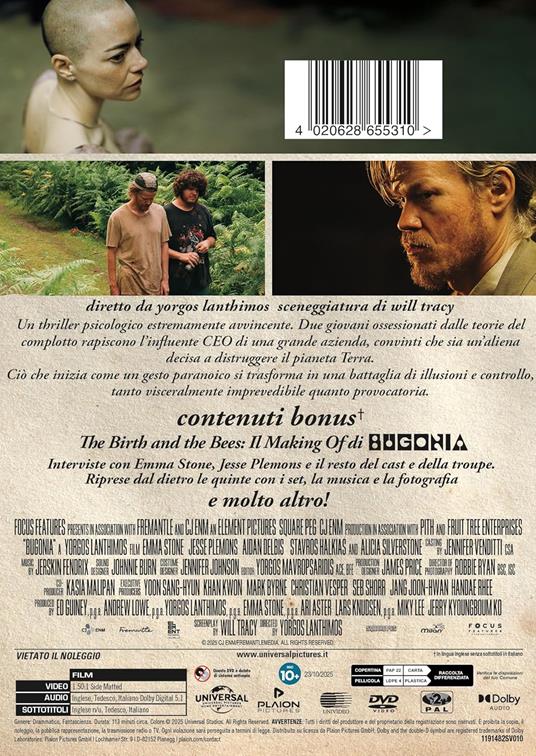 Bugonia (DVD) di Yorgos Lanthimos - DVD - 2