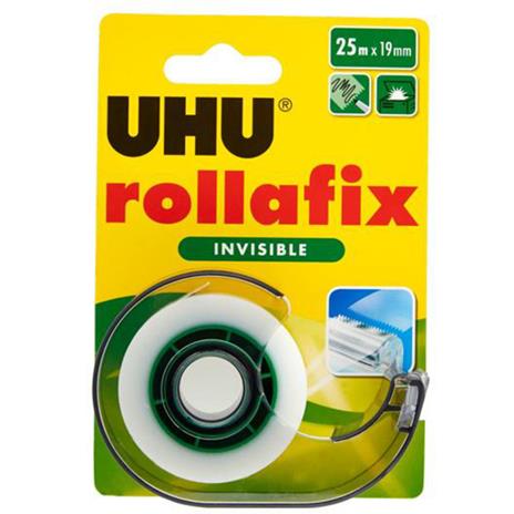 Rollafix nastro adesivo invisibile sovrascrivibile ricarica 25mt