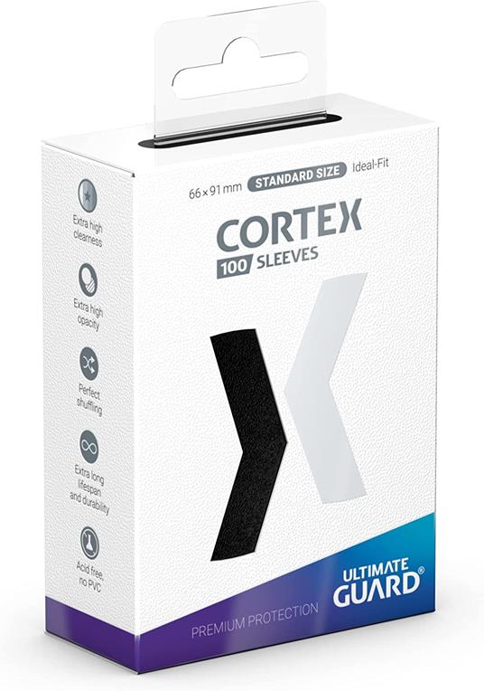Ultimate Guard Cortex Sleeves Standard Size Black (100) Ultimate Guard - 2