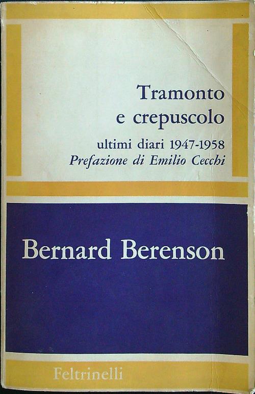 Tramonto e crepuscolo