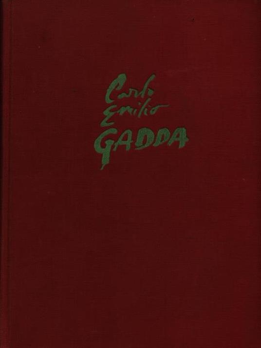 Quer pasticciaccio brutto de via Merulana - Carlo Emilio Gadda - copertina