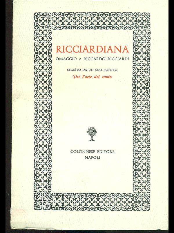 Ricciardiana