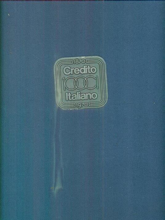 Credito Italiano: Cento anni 1870-1970 - copertina