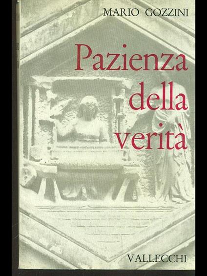 Pazienza della verità - Mario Gozzini - copertina