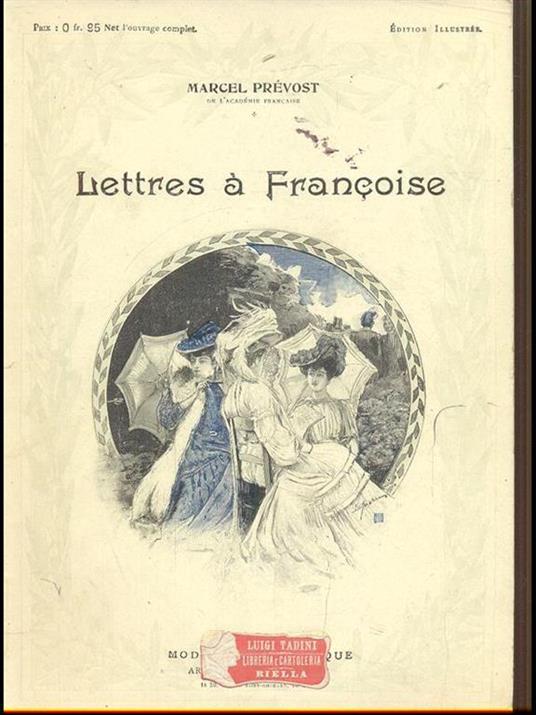 Lettres à Francoise - Marcel Prévost - copertina