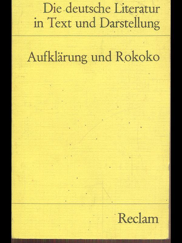 Aufklarung und Rokoko