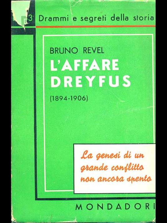 L' Affare Dreyfus 1894-1906 - Bruno Revel - copertina