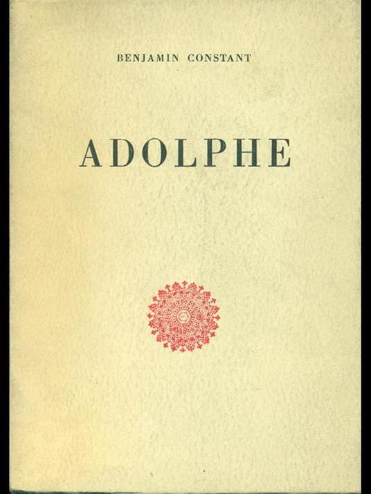 Adolphe - Benjamin Constant - copertina