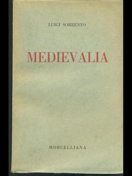 Medievalla - Luigi Sorrento - copertina