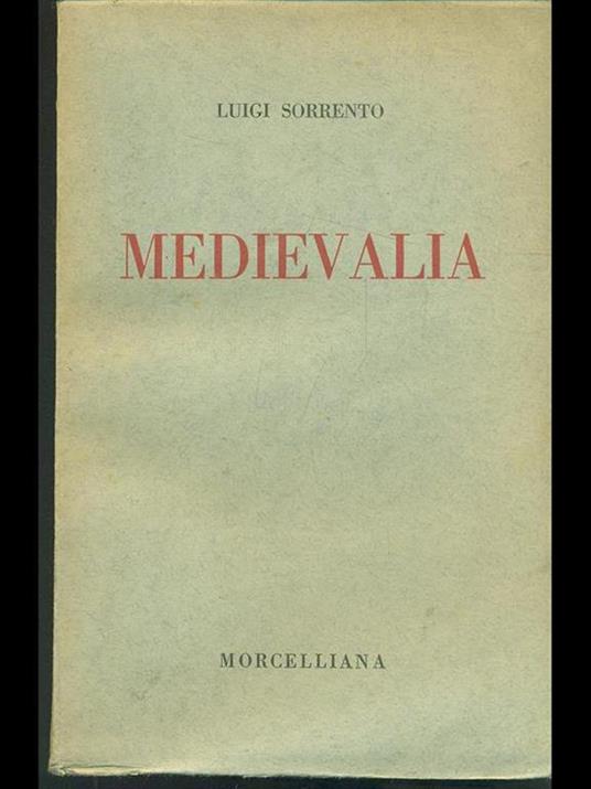Medievalla - Luigi Sorrento - copertina