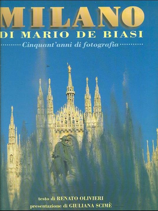 Milano di Mario De Biasi - Renato Olivieri - copertina
