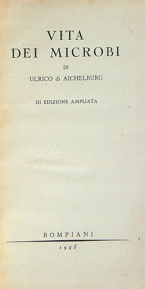 Vita dei microbi