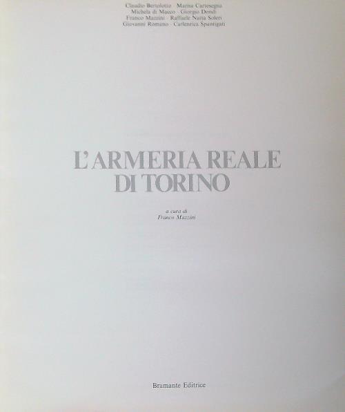 L' armeria reale di Torino