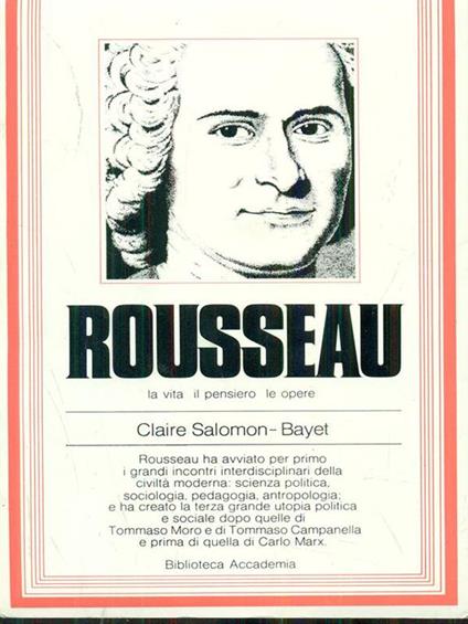Rousseau - copertina