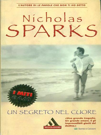 Un segreto nel cuore - Nicholas Sparks - copertina