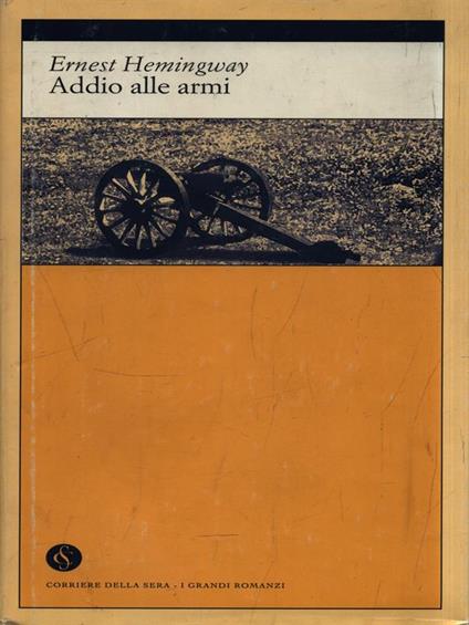 Addio alle armi - Ernest Hemingway - copertina