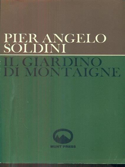 Il giardino di Montaigne - P. Angelo Soldini - copertina