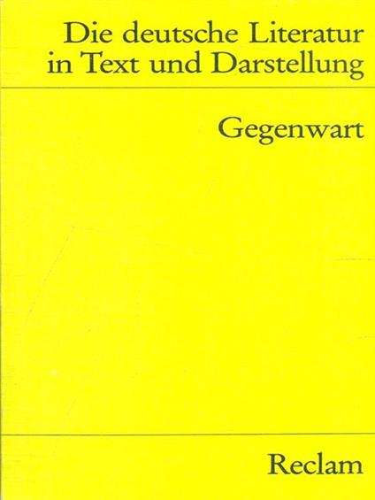 Die deutsche Literatur in Text und Darstellung - copertina