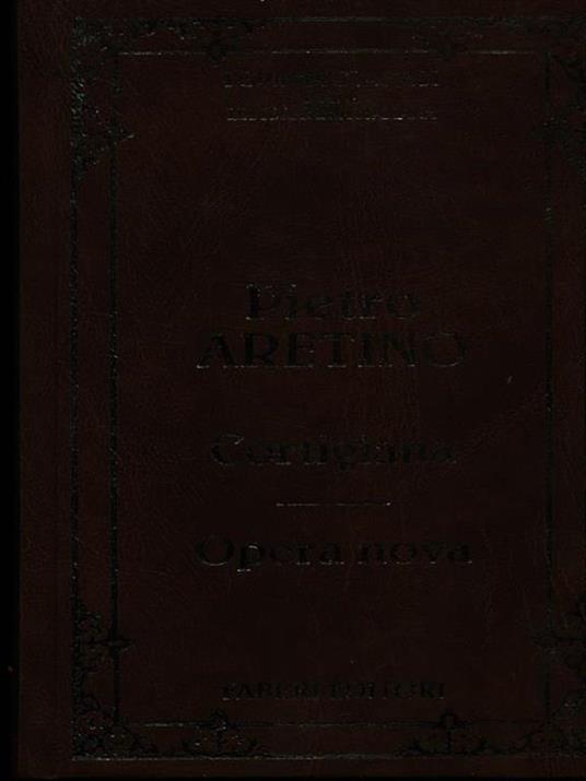 Cortigiana/Opera nova - Pietro Aretino - copertina