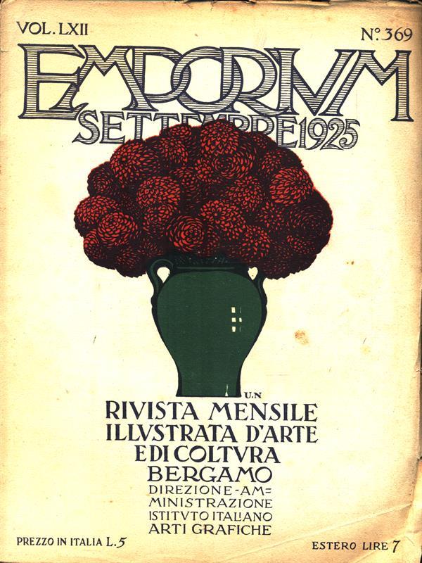 Emporium. Vol. LXII n. 369 Settembre 1925
