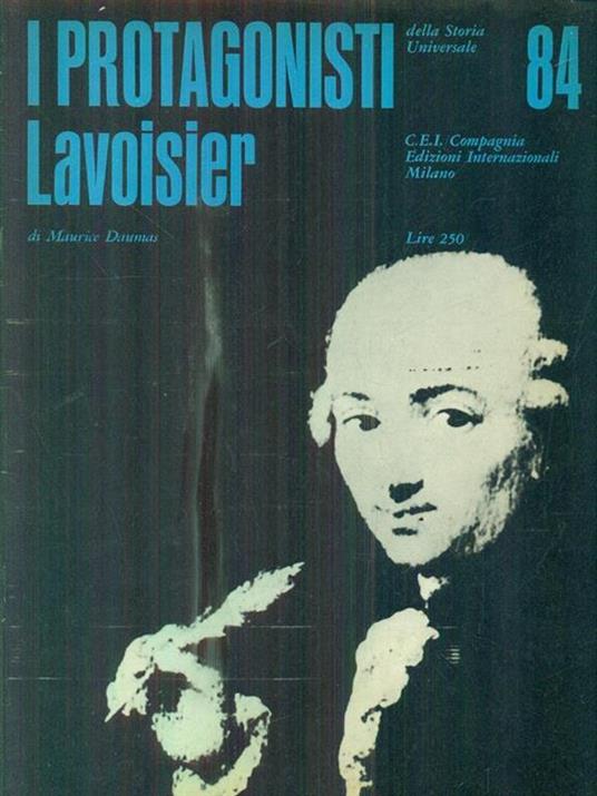 Lavoisier - Maurice Daumas - copertina