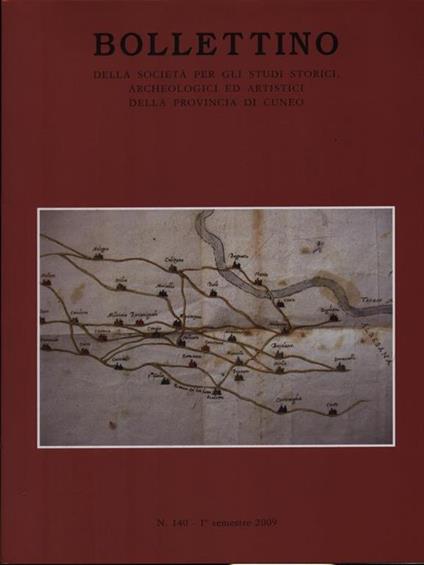 Bollettino Società Studi Storici n. 140/1 semestre 2009 - copertina