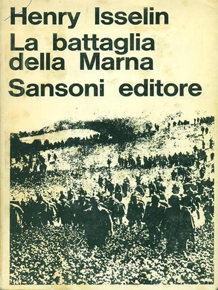La  battaglia della Marna - Henry Isselin - copertina