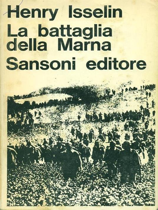 La  battaglia della Marna - Henry Isselin - copertina