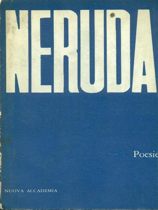 Neruda Poesie - Giuseppe Bellini - copertina