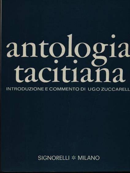 Antologia tacitiana - Ugo Zuccarelli - copertina