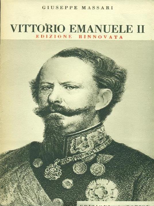 Vittorio Emanuele II - Giuseppe Massari - copertina