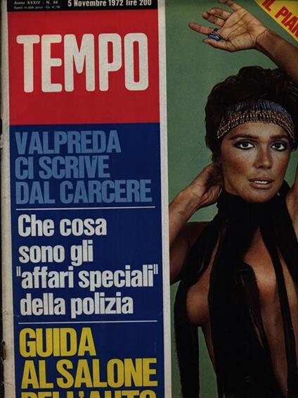 Tempo n. 44/5 novembre 1972 -   - copertina