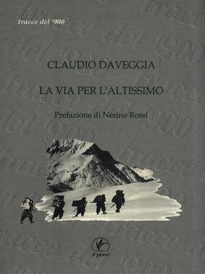 La via per l'Altissimo - Claudio Daveggia - copertina