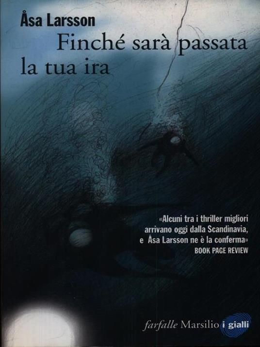 Finchè sarà passata la tua ira - Åsa Larsson - copertina