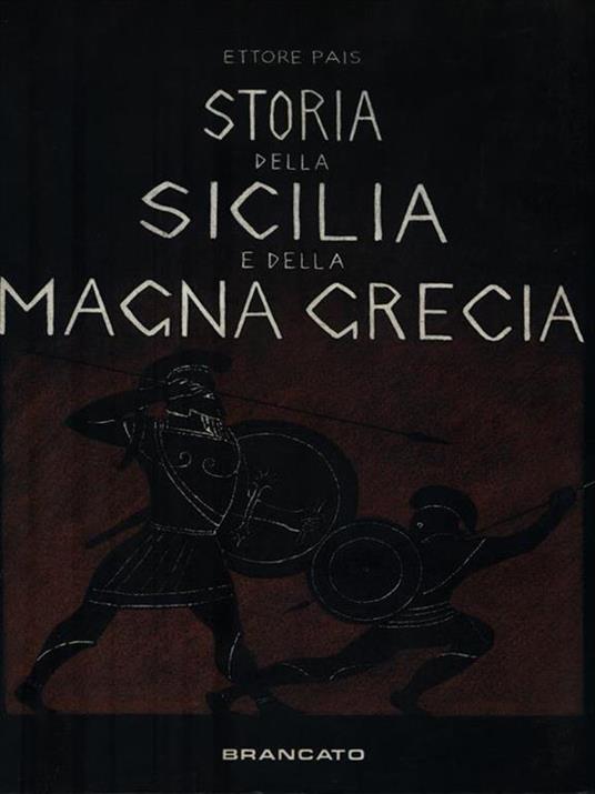 Storia della Sicilia e della Magna Grecia - Ettore Pais - copertina