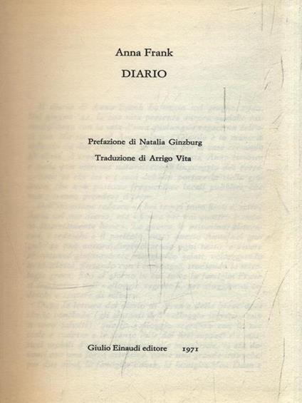 Dario - Anne Frank - copertina