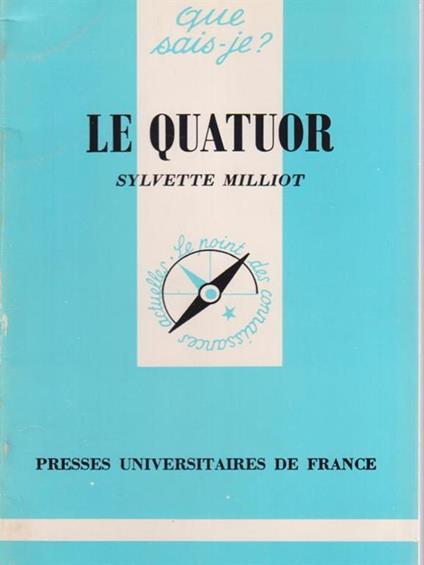 Le quatuor - Sylvette Milliot - copertina