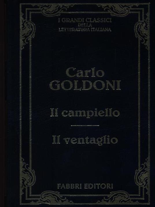 Il campiello - Il ventaglio - Carlo Goldoni - copertina