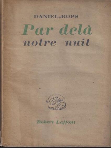   Per delà notre nuit - Daniel-Rops - copertina