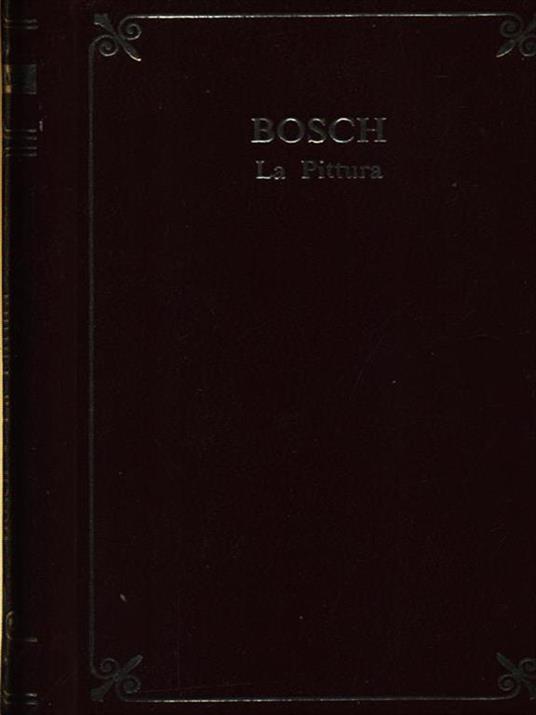 La pittura - Hieronymus Bosch - copertina