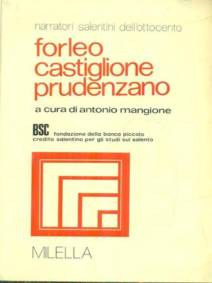   Forleo, Castiglione, Prudenzano - copertina
