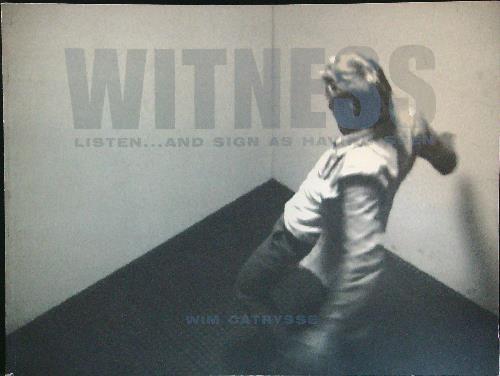 Witness - Wim Catrysse - copertina