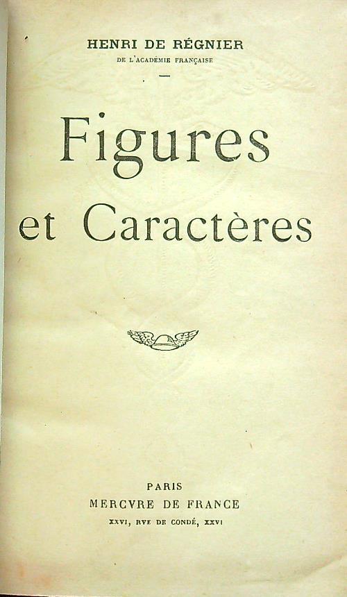 Figures et caracteres