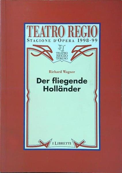 Der fliegende Hollander - Richard Wagner - copertina